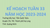 Kế hoạch tuần 33 năm học 2023 - 2024