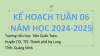 Kế hoạch tuần 6 năm học 2024-2025