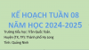 Kế hoach tuần 8 năm 2024-2025