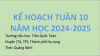 Kế hoạch tuần 10 năm học 2024-2025