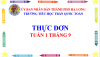 Thực đơn tuần 1 tháng 9 năm học 2025-2026