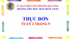 Thực đơn tuần 2 tháng 9 năm học 2024-2025