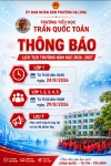 🎉📣🎉Thông báo lịch học sinh tựu trường năm học 2026-2027 🌺🌺🌺