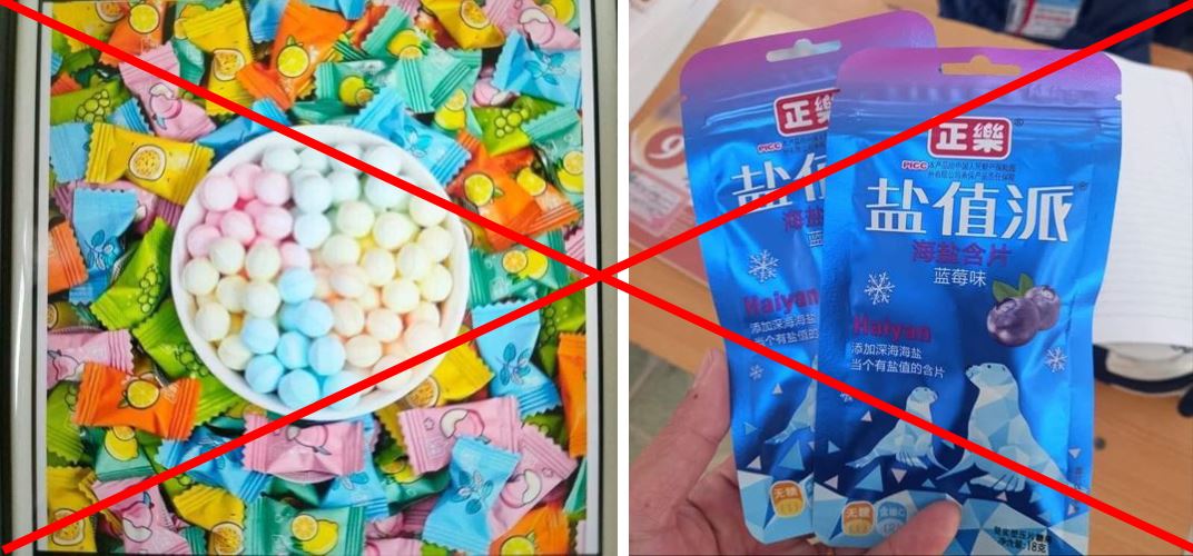 Ngộ độc thực phẩm từ kẹo - cần tránh xa