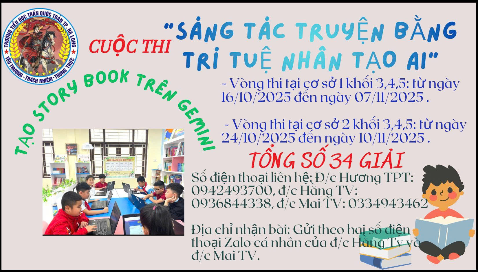 🌺🌸Cuộc thi "Sáng tác truyện bằng trí tuệ nhân tạo AI"🌺🌸