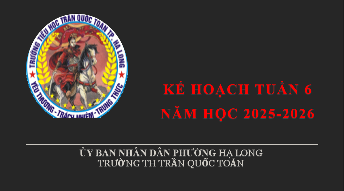Kế hoạch tuần 6 năm học 2025-2026