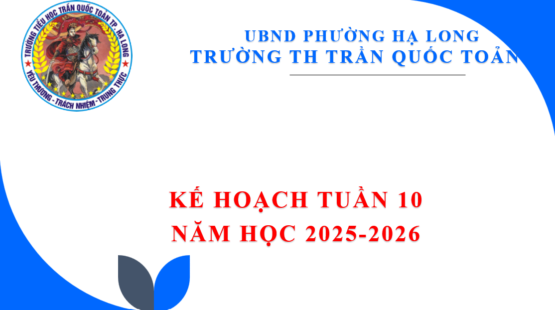 Kế hoạch tuần 10 năm học 2025-2026